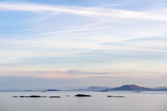 The Islands. Caher, Achill and Clare Island from Lettergesh