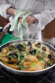 Dish cooked by Micheal O'Meara of Oscars Bistro, Galway